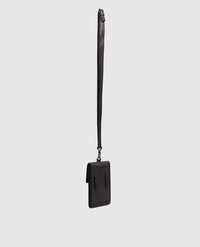 Stefano Ricci Black leather phone case PP450I1GUVH