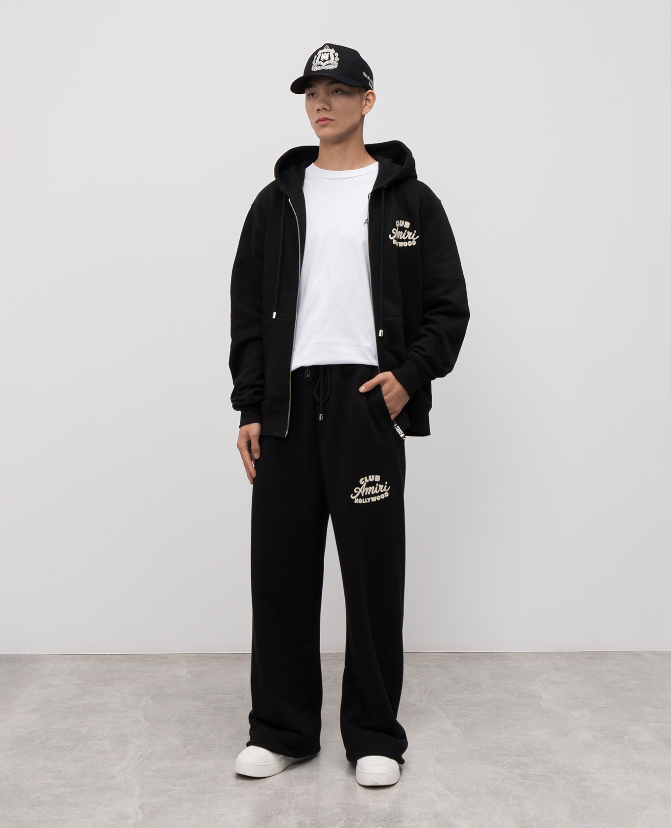 

White T-shirt with logo AMIRI