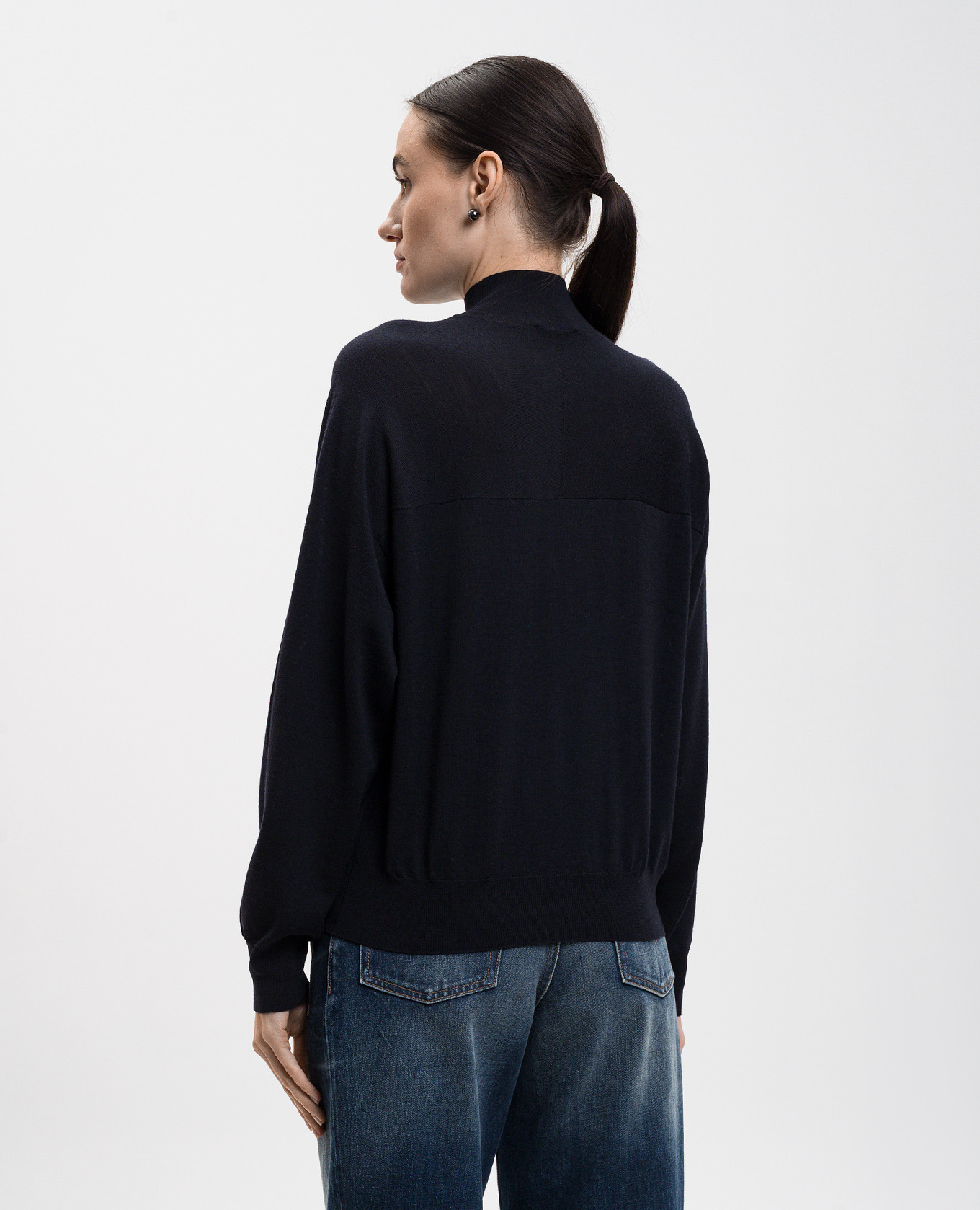 

Blue wool golf Peserico