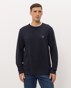 Stefano Ricci Blue longsleeve with wool MNH6305441WPA02T