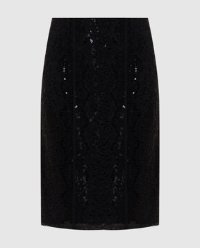 16Arlington Deoda black skirt with lace and sequins SMD182SS2601