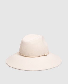 Peserico Ivory wool hat A36223C0CC888