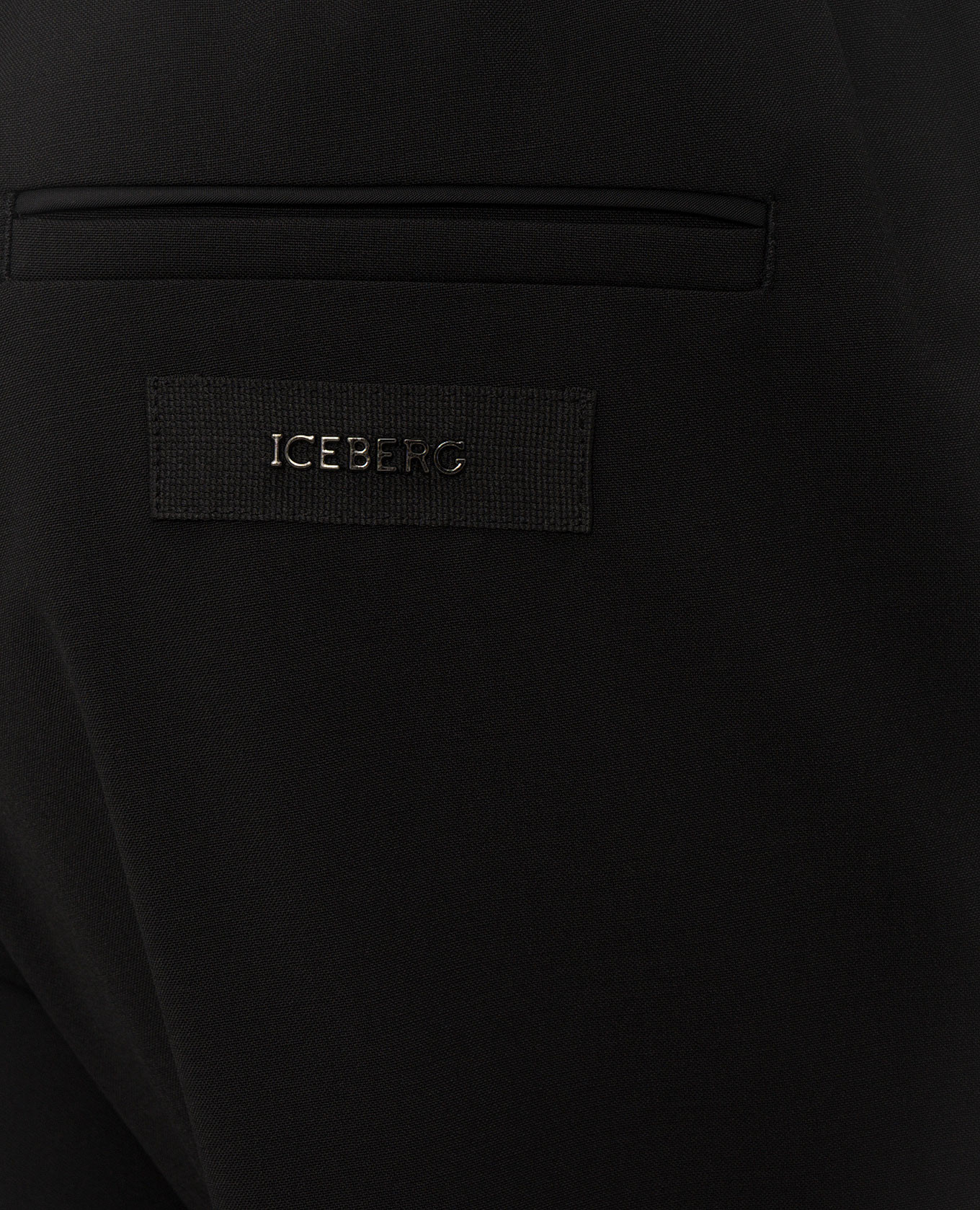 Black pants with wool Iceberg 5