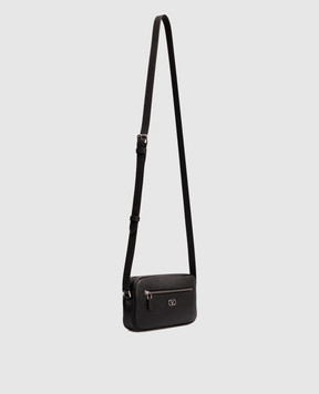 Valentino Black leather VLogo bag 9Y2P0AW7UAG