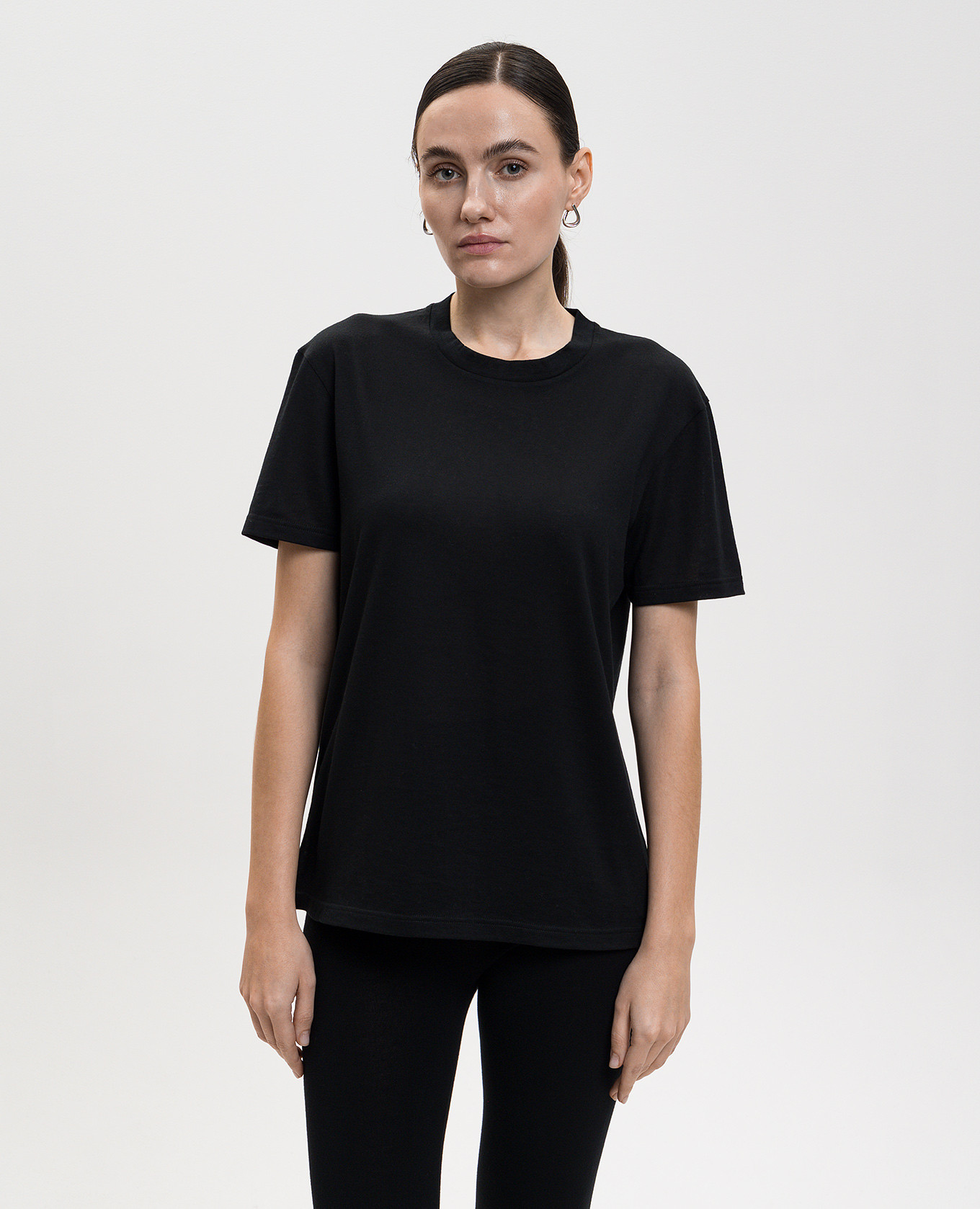 

Serata black cashmere t-shirt The Row