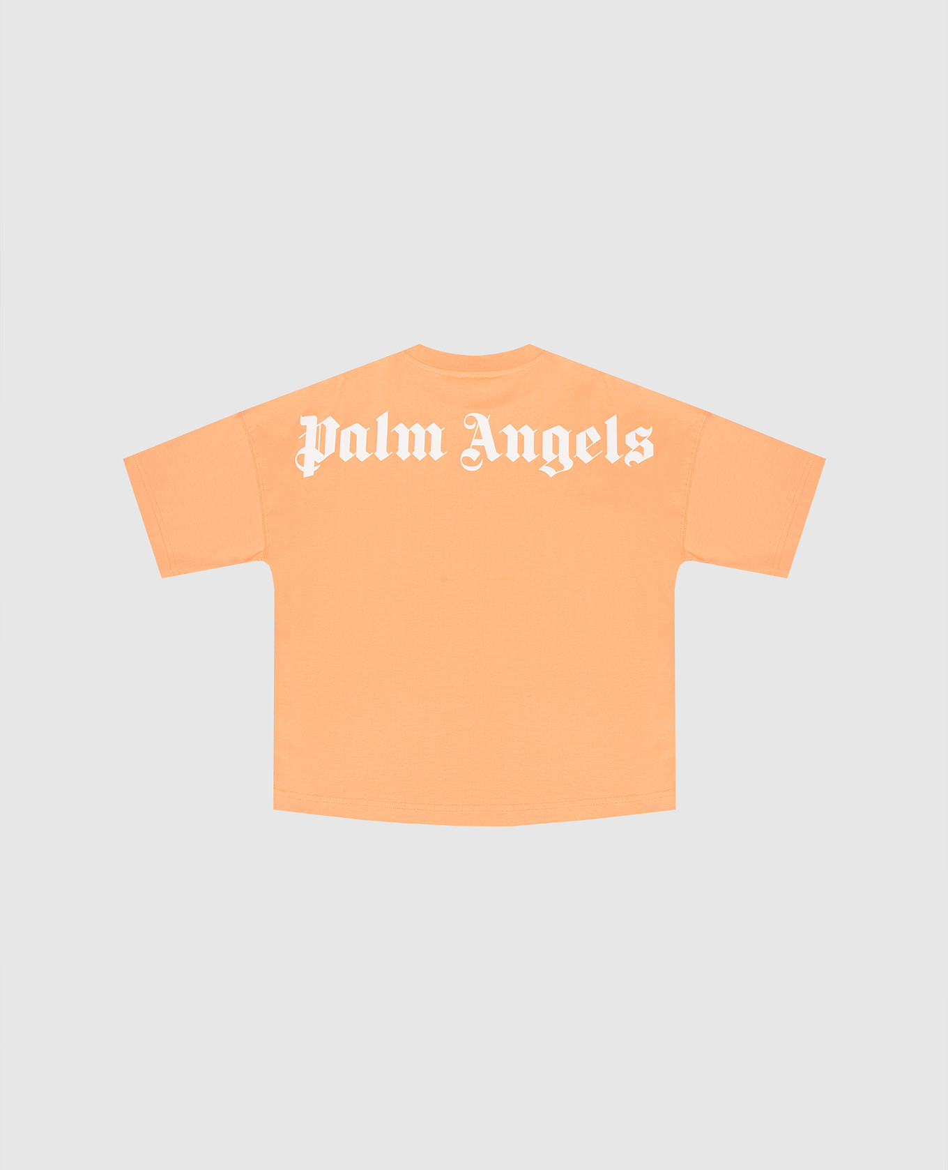 

Children's orange T-shirt with logo print Palm Angels