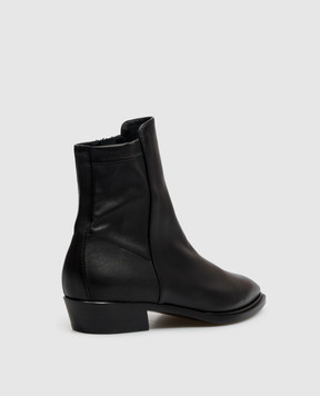AGL Mahé black leather boots MAHESTRECH