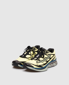 Maison Margiela MM6 Yellow sneakers with logo print SH1WS0020P6303