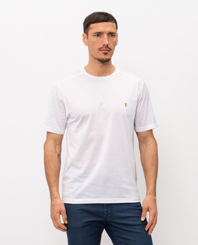Stefano Ricci White T-shirt with monogram MNH6105140TE0001