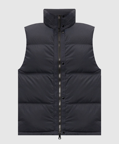 Niebieska kamizelka puchowa