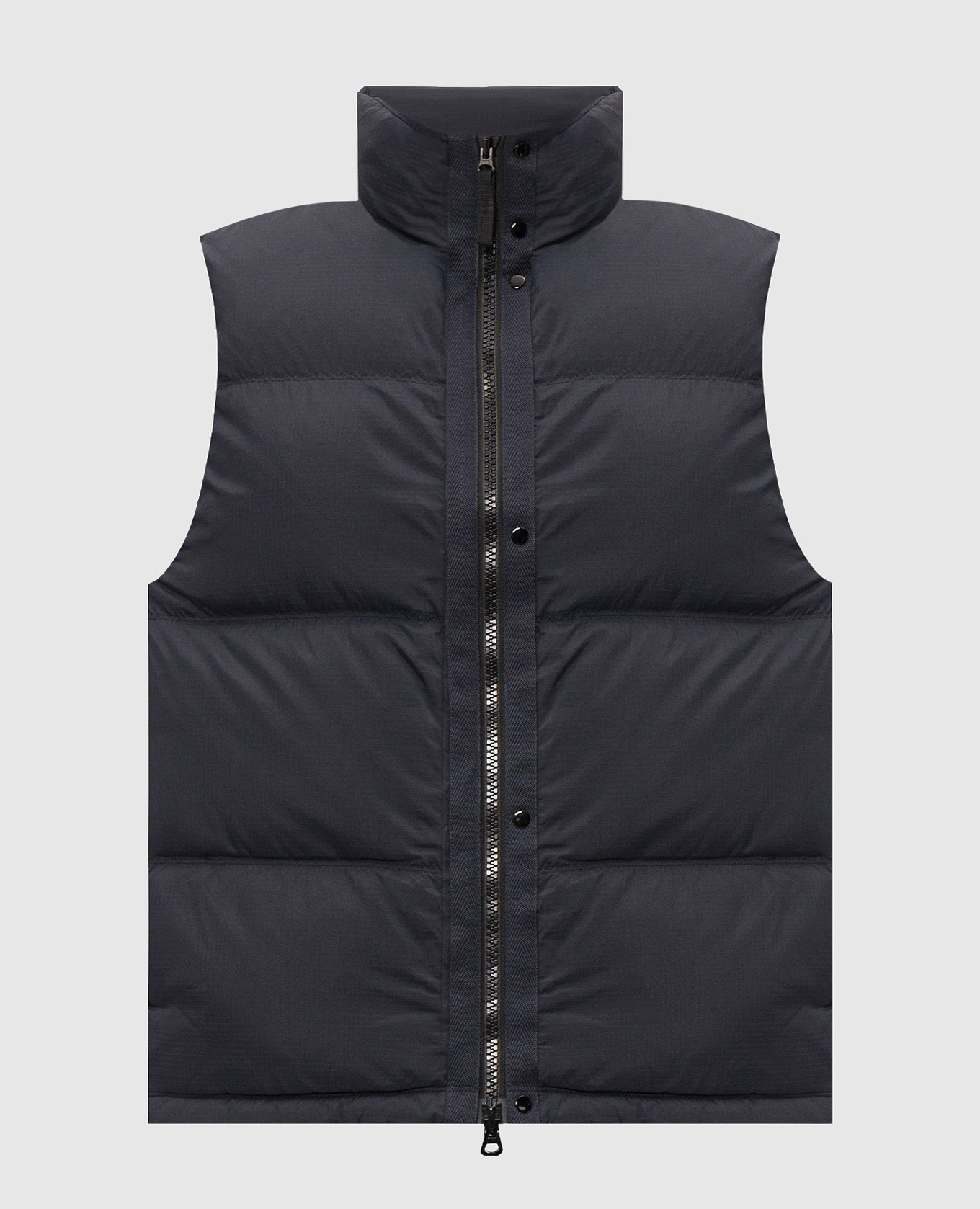 Blue down vest