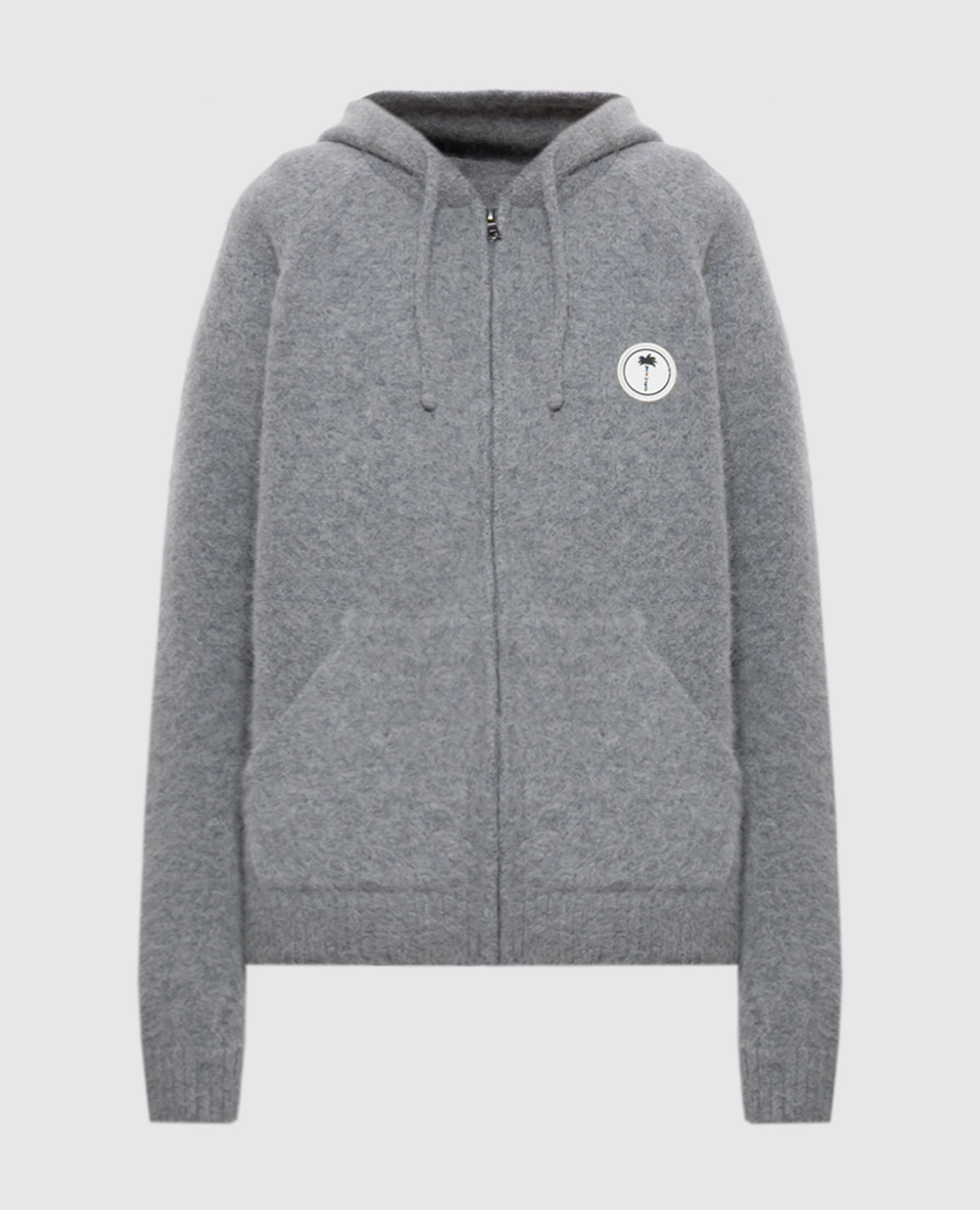 Grey sports jacket with wool Palm Angels