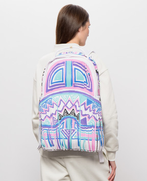 Sprayground Motivated Motion children's white backpack with fringe 910B8830NSZ