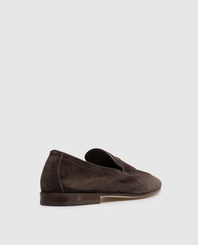 Brunello Cucinelli Brown suede loafers MZUCAHG730