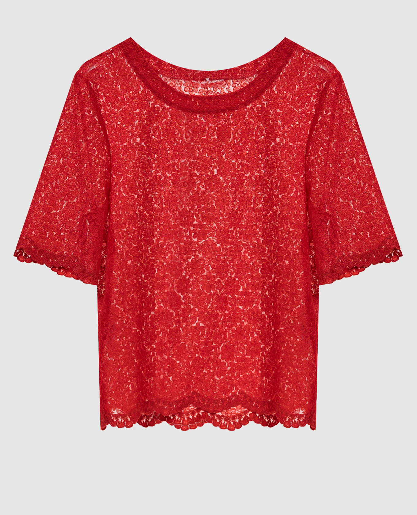 

Red lace top Ermanno Scervino