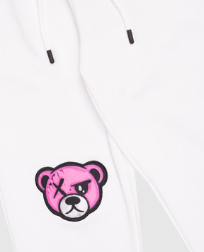 Sprayground Children's white Graffiti joggers SPY1450EWHT