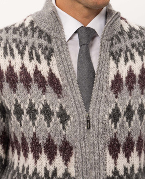 Peserico Gray wool tie R73001C002710