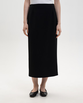 The Row Black wool Talor skirt 10524W2893