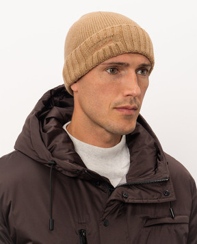 Enrico Mandelli Brown cashmere hat CAP7735718