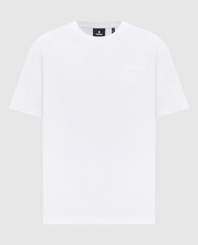 Mackage White T-shirt with textured logo TEEW