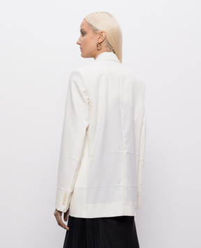 Victoria Beckham Ivory wool jacket 1226WJK007503A