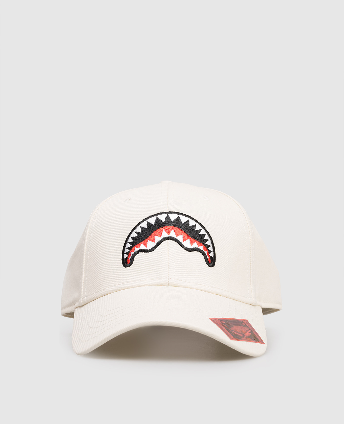 

Children's beige cap with embroidery Sprayground