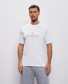 Brunello Cucinelli White T-shirt with print M0B138520