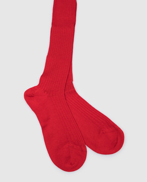 Jil Sander Red wool socks J02ZZ0152J40363