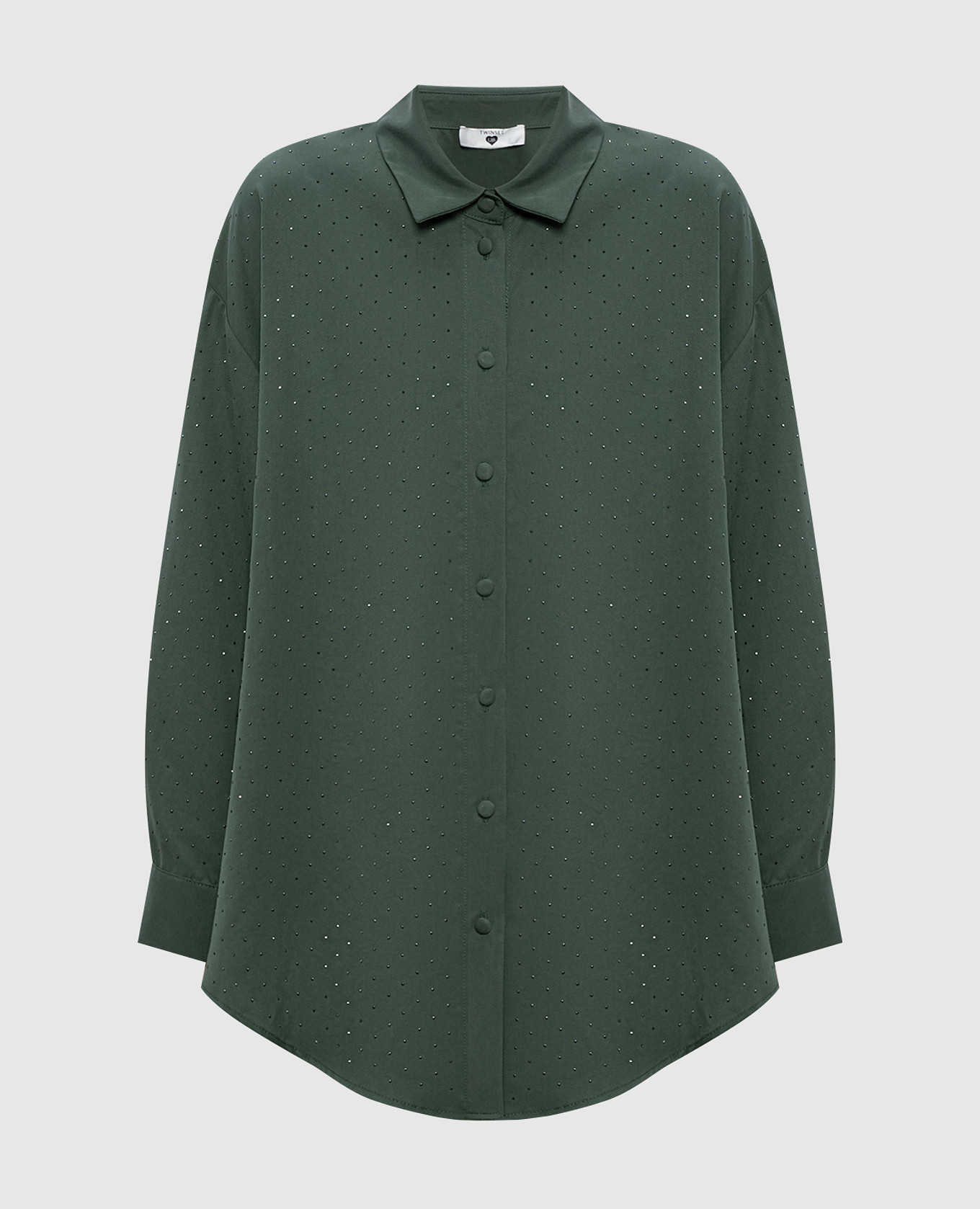 

Green shirt with crystals Twinset