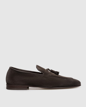 Brunello Cucinelli Brown suede loafers MZUCAHG731