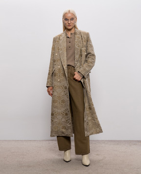UMA WANG Brown cashmere jumper UK7111