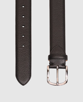 Enrico Mandelli Black leather belt MDL0017506