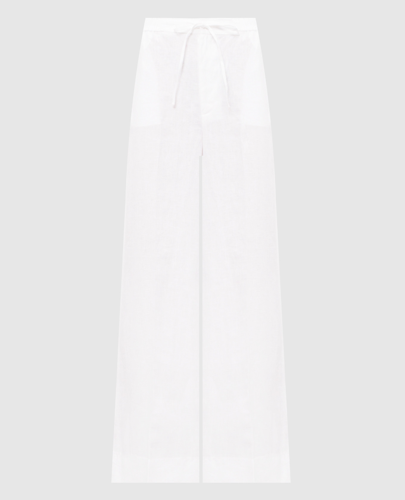 White linen pants