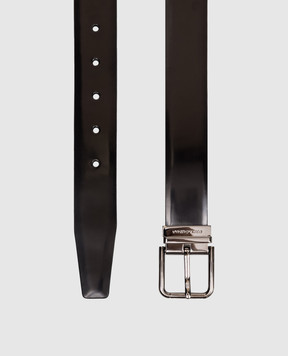 Dolce&Gabbana Black glossy leather belt BC4703AI935