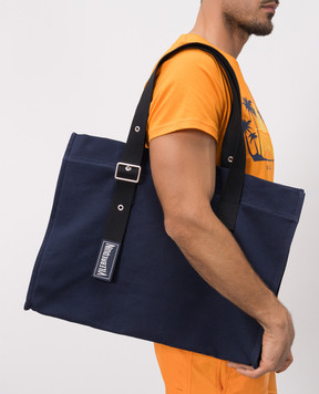 Vilebrequin Blue Solid shopper BSUE9103