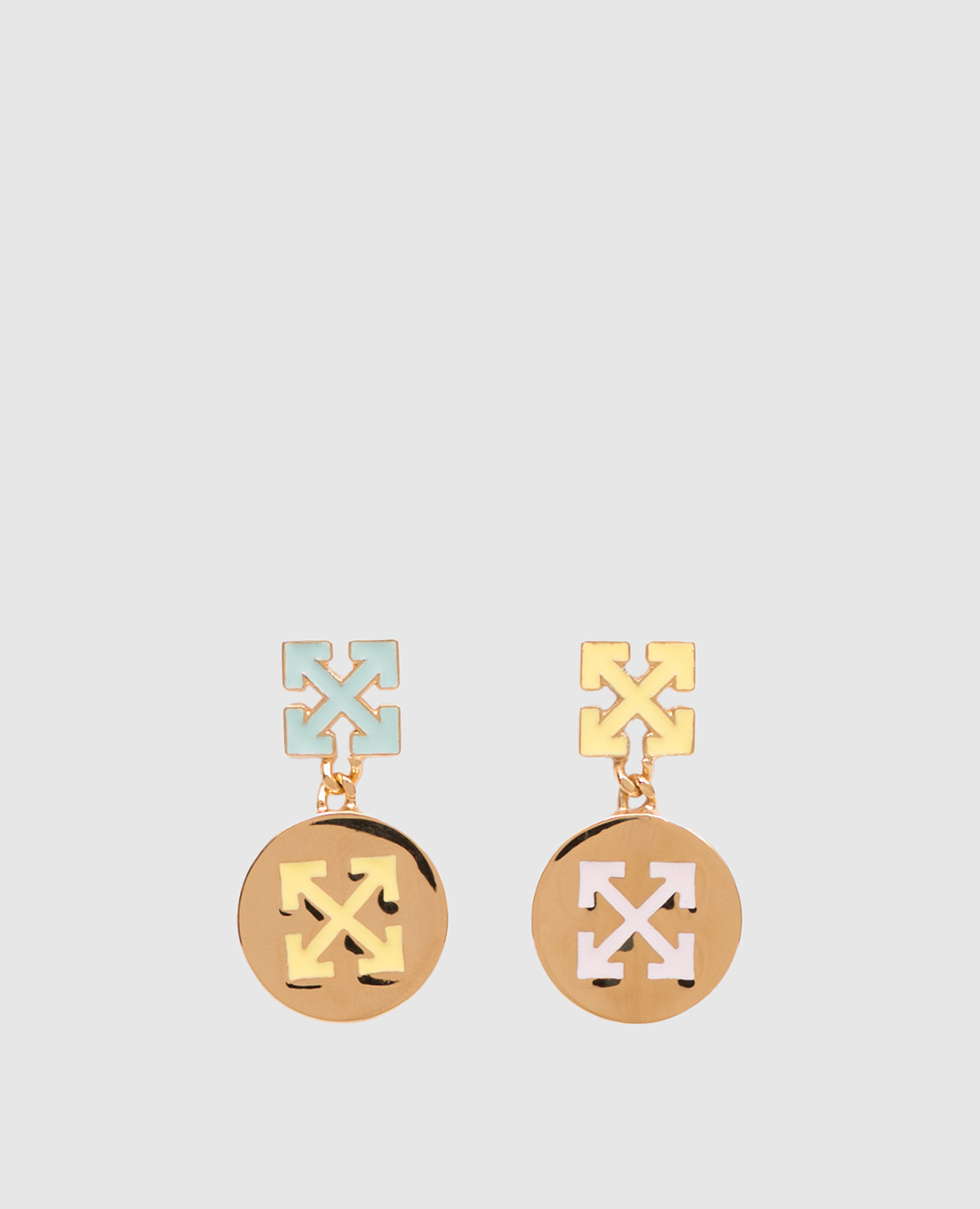 

Arrow gold earrings Off-White, Golden