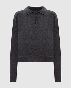 Loulou de Saison HOMERE gray cashmere sweater HOMERELDS