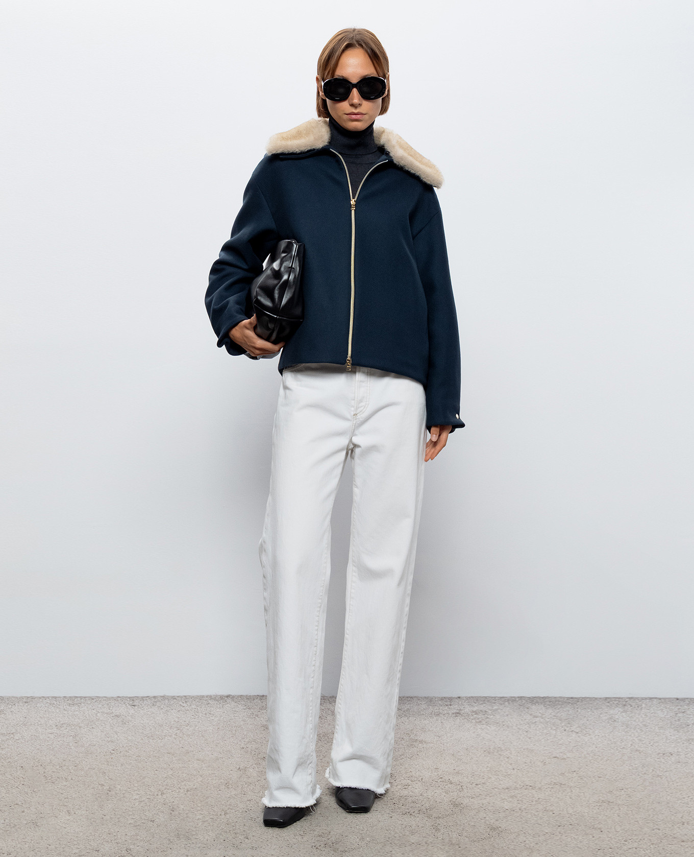 Blue jacket with wool Herno 2