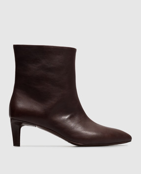 Officine Creative Flore burgundy leather ankle boots FLORE012WRED