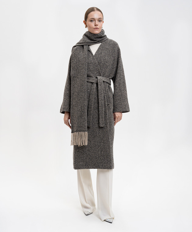 Max Mara Weekend - ZENICA wool coat with scarf ZENICA - shop with
