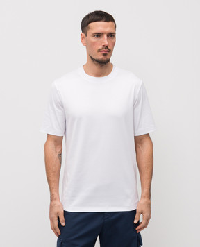Brunello Cucinelli White straight-cut T-shirt M0B131308Y