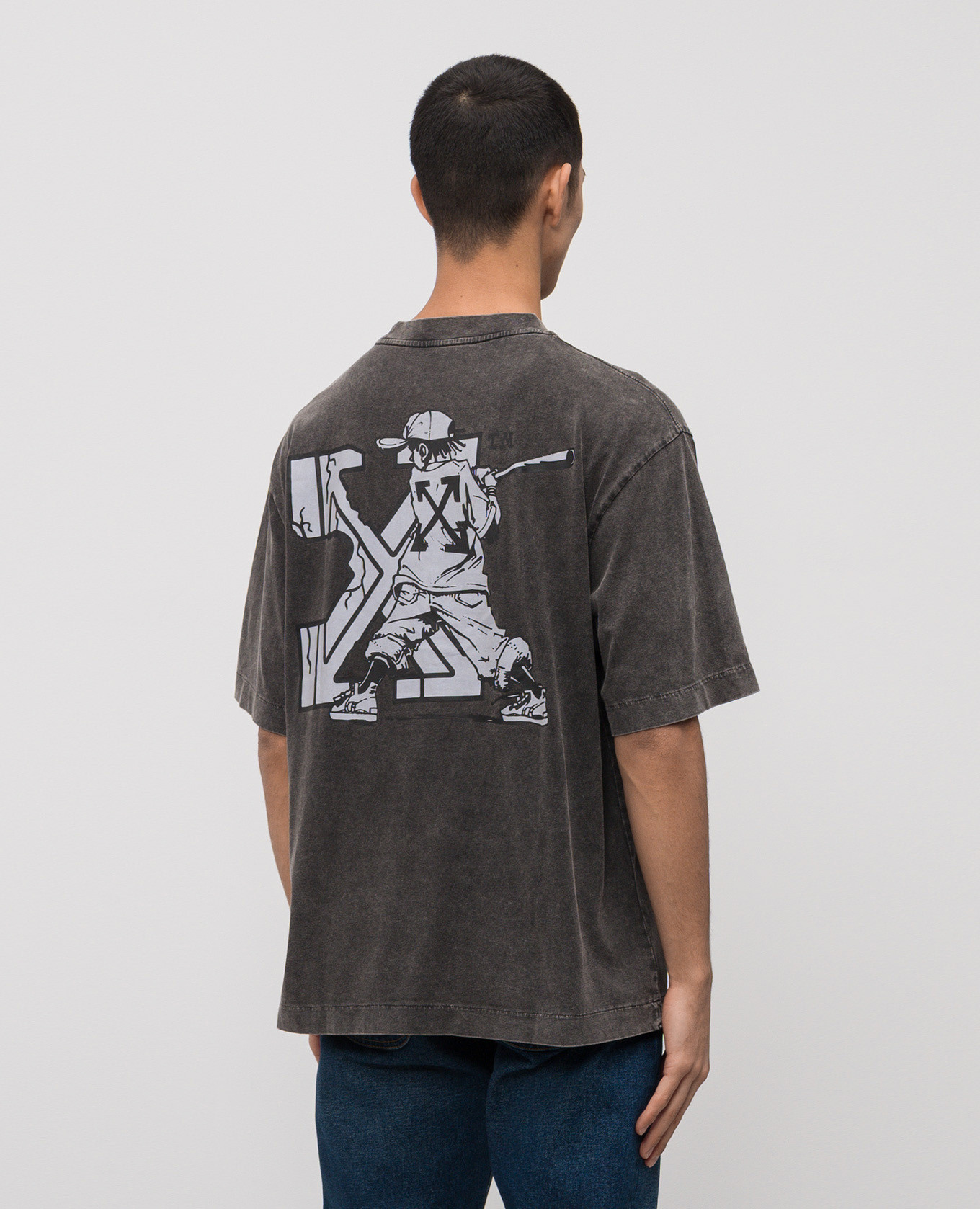 

Gray Baseball Arrow T-shirt Off-White, Grey