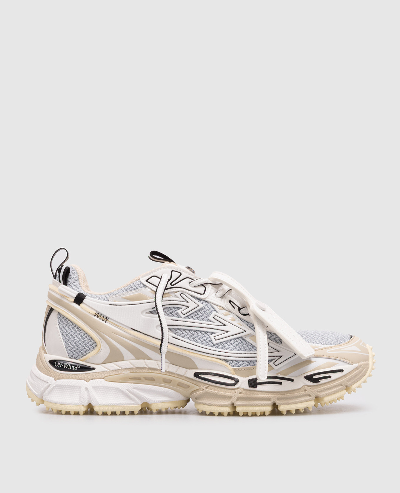 

Be Right Back Mesh combo sneakers with textured logo Off-White