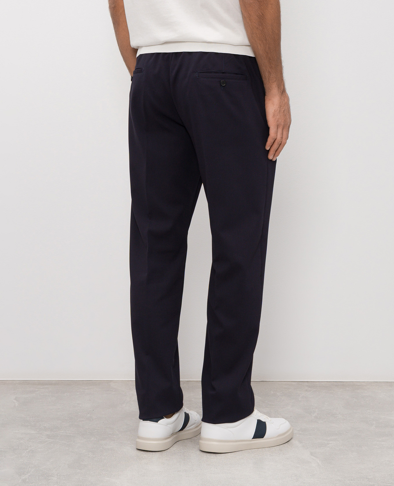 

Blue silk pants ISAIA