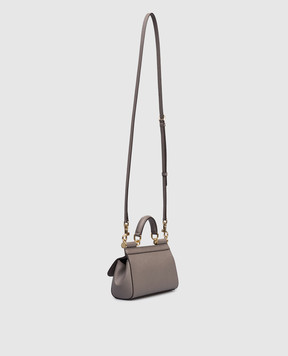 Dolce&Gabbana Grey Sicily leather mini bag BB7116B1001