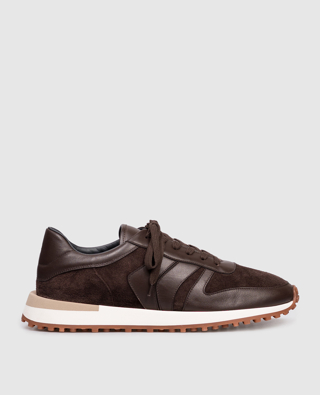 

Brown leather sneakers Brett Johnson