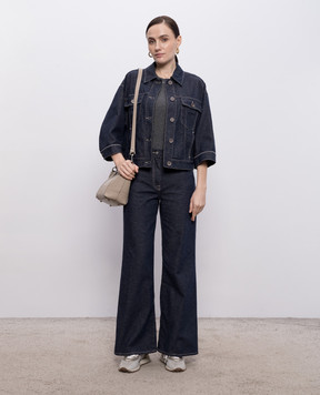 Peserico Blue jeans with linen P04756L1207934