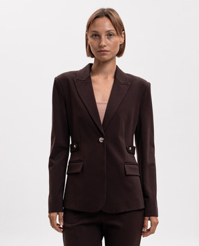 Twinset Brown jacket with cuffs 262AP2520