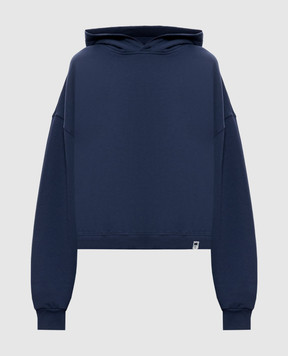 Palm Angels Blue hoodie with Lions Herald print PAWBB005FL001