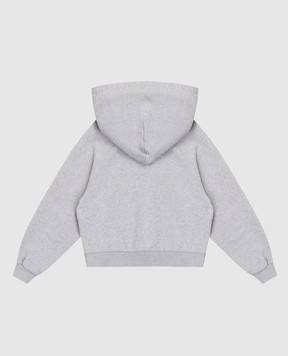 Dolce&Gabbana Children's gray melange hoodie L5JWBYG7PDU812+